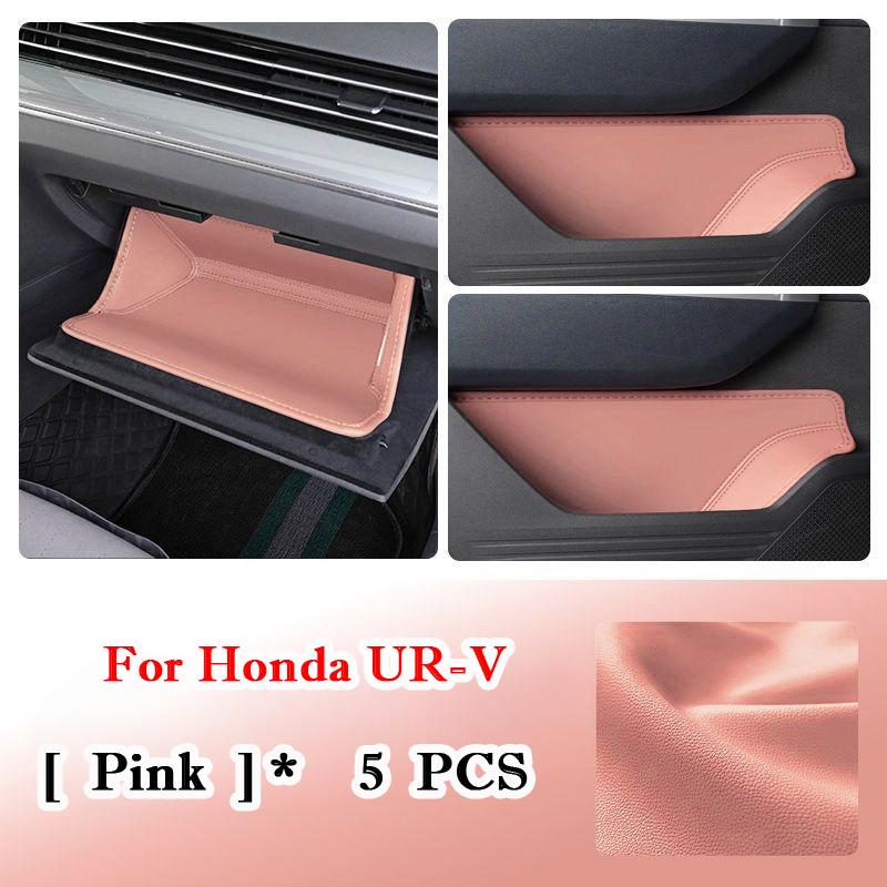 For Honda UR-V URV -2025 Door Side Storage Box Leather Front Rear Door Handle Organizer Tidying Car Door Slot Accessories