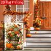 2D Flat, 2D Flat Pumpkin and Gourd Thanksgiving Welcome Garden Flag (3)- Outdoor Garden Flag Double-sided Home Decoration Courtyard Decoration Outdoor