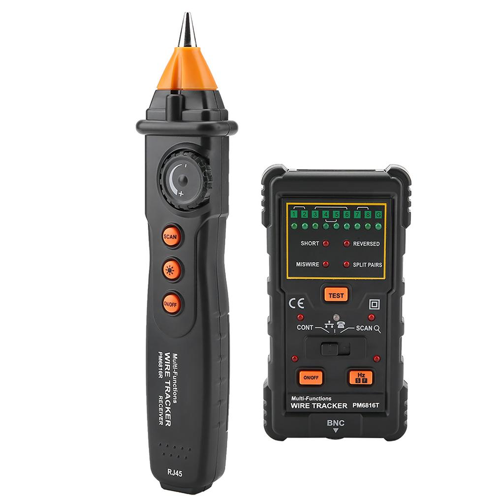 PEAKMETER PM6816 Multifunctional Network Cable Wire Tracker Line Finder RJ45 RJ11