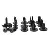 50PCS Car Fastener 6mm Auto Fasteners Rivets Clips Car Bumper Door Panel Fender Liner Clips Retainer for Universal Car