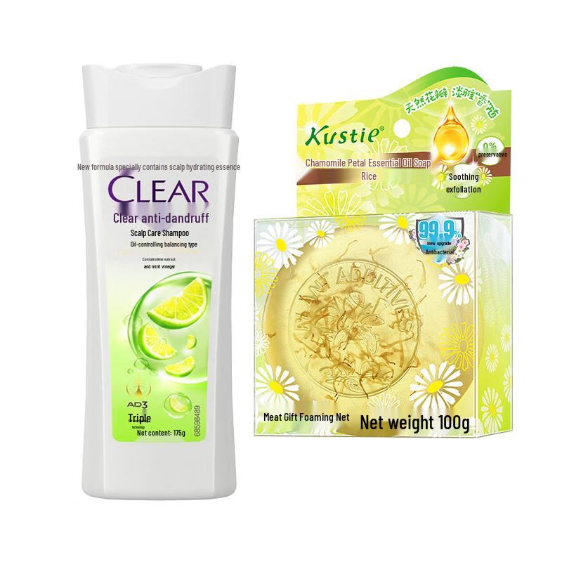 

Clear Women s Oil Control Shampoo & Chamomile Soap Set