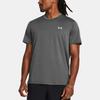 Under Armour Logo Print Round Neck Pullover Breathable Short Sleeve T-Shirt Men T-Shirt Gray 1382582-025