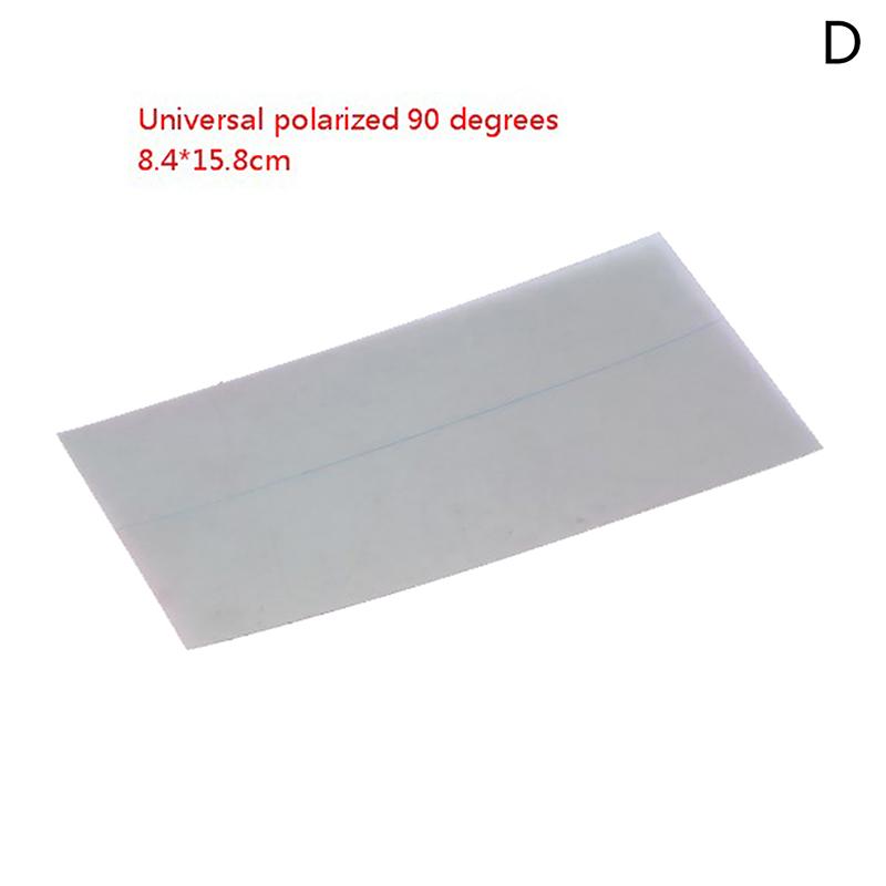 Verschiedene Größen Polarisationsfolie Polarisator Uhr Multimeter Rechner LCD-Display Reparatur Polarisation 0 Grad/90 Grad