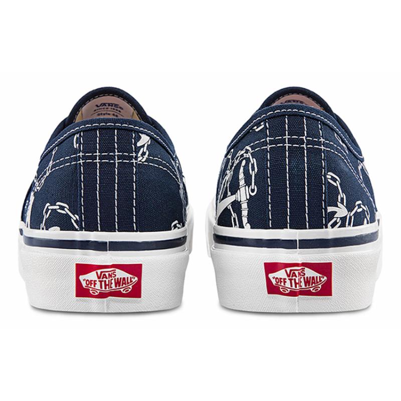 Vans Authentic 44 Deck Dx Casual Skateboarding Shoes Unisex Navy Blue Vans VN0A5JMQNVY