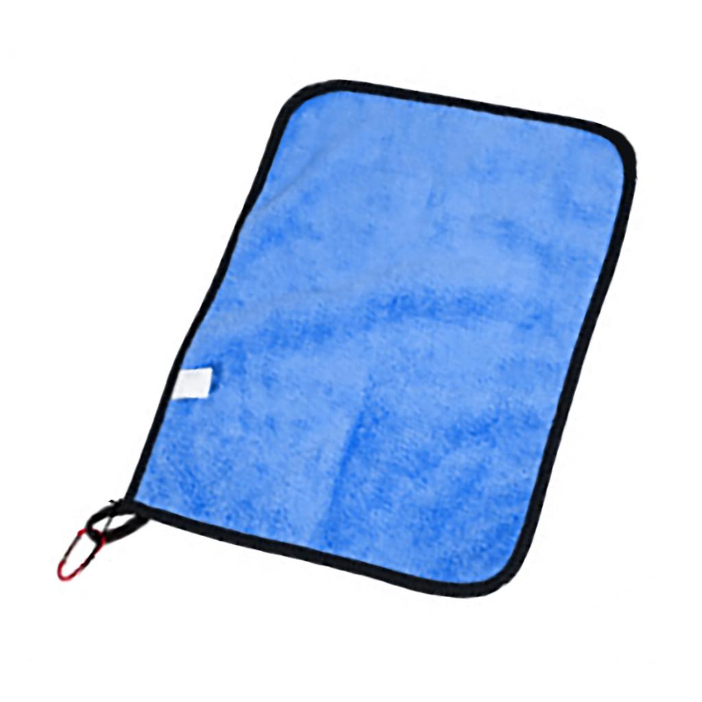 Outdoors Sports Wipe Hands Towel with Clips Fishing Towel Absorbent Cleaning Towels Fishing Accessories Enduring