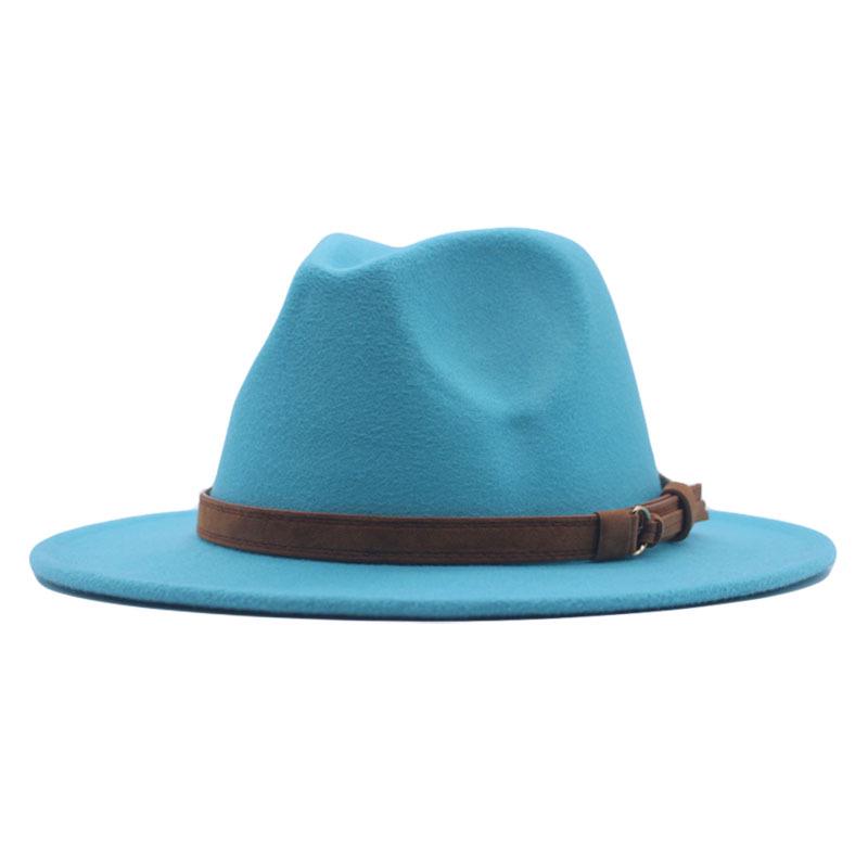 Women's Retro Wool Fedora Hat - Autumn/Winter British Style Bowler with Trendy Design