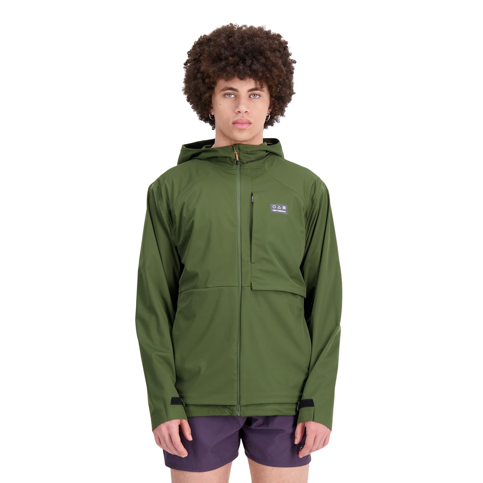 New Balance Impact AT Waterproof KOU Size M Jacket, MJ33276, Men s, (Kombu)