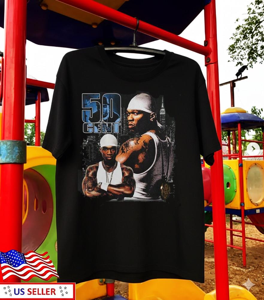 Vintage 50 CENT Tshirt classic Full Size S5XL ZL839 Unisex T-Shirt M