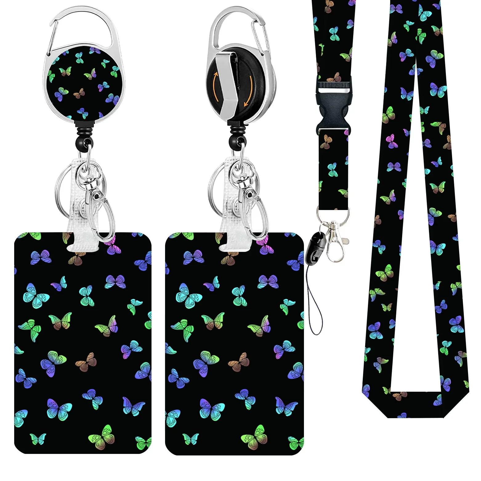 

Модный держатель для бейджа, выдвижная катушка, стильный протектор удостоверения личности для работы, школы, профессионалов, держатель для бейджа для офиса