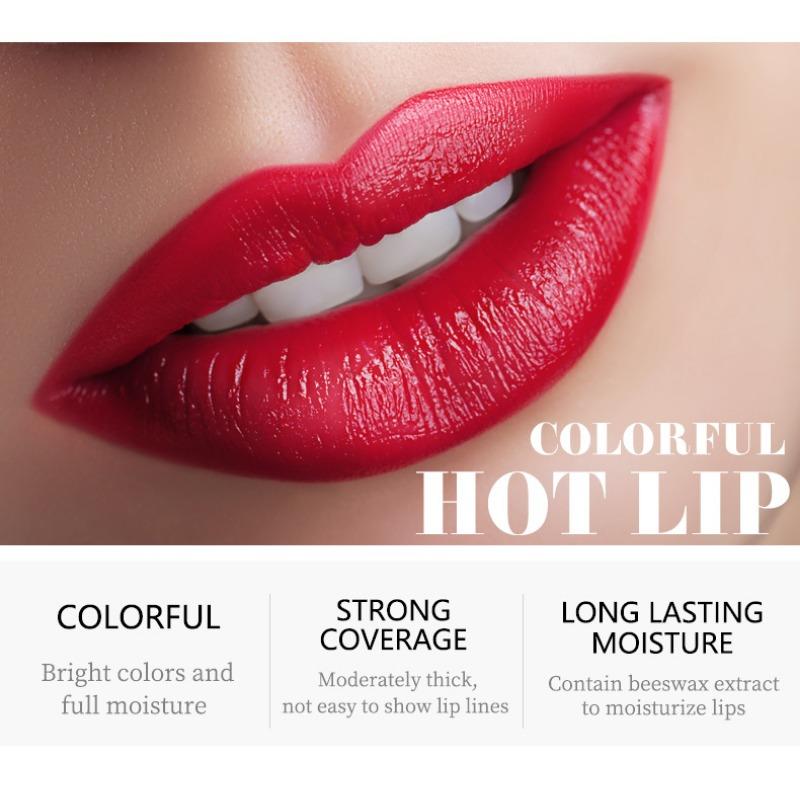 Szminka w tubce Fashion Rainbow Tube Nawilżająca Nawilżająca Trwała Biała Szminka do Makijażu