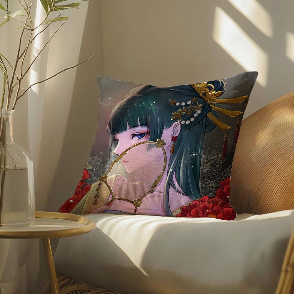 Animethea-Apothecarydiariesmaomao Pillow Case Pillowcase, Double-Sided Printed, Sofa Cushion, Bedroom Headboard