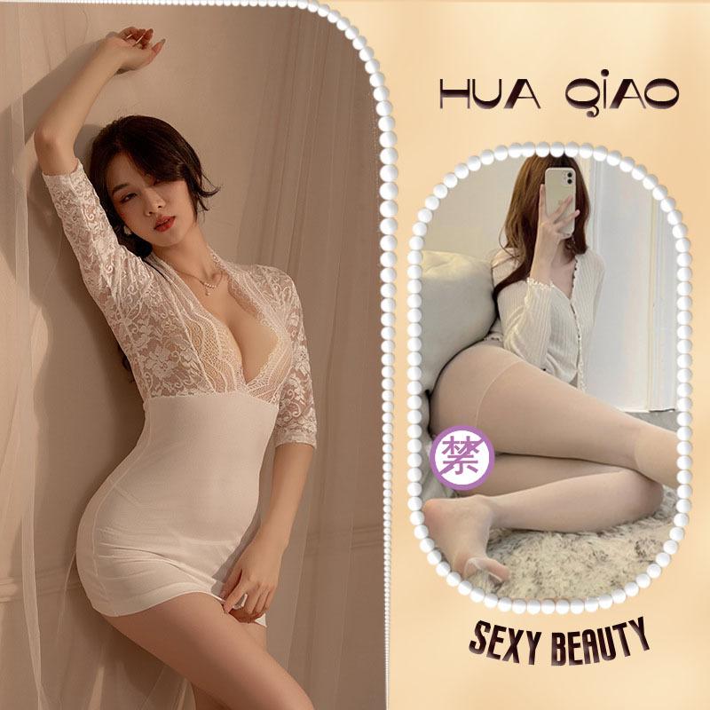 Erotic lingerie sexy lace suit hip covering uniform seduction see-through passion pajamas one