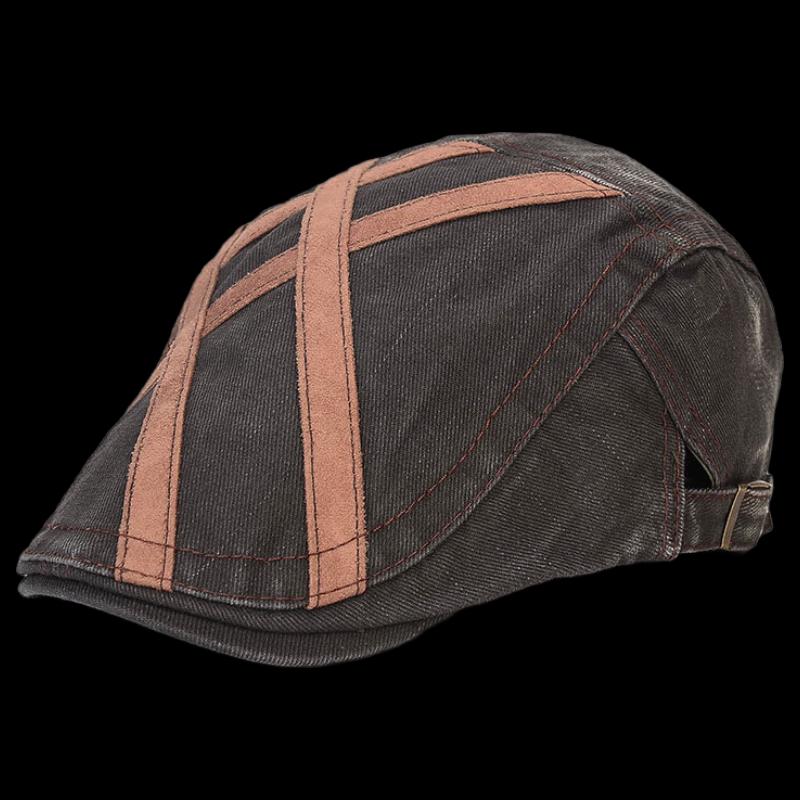 

ZHENYUEQI Men s Autumn/Winter Suede Flat Cap