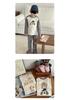Children's Rabbit Cartoon Round Neck Pajama Set - Pure Cotton Autumn/Winter 2025 Top & Pants for Boys & Girls
