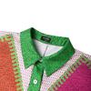 Rochii Maxi Casual Largi cu Imprimeu, Mânecă Lungă, Guler Rever, Mărimi Mari pentru Femei, Kaftan
