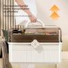 3 Layers Large Capacity Family Medicine Organizer Storage Box Portable First Aid Kit Medicine Container Emergency Pharmacy Box