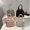 High-value Bento Bag Autumn New Printing Design Girl Handbag Bag Cute Versatile Practical Bag