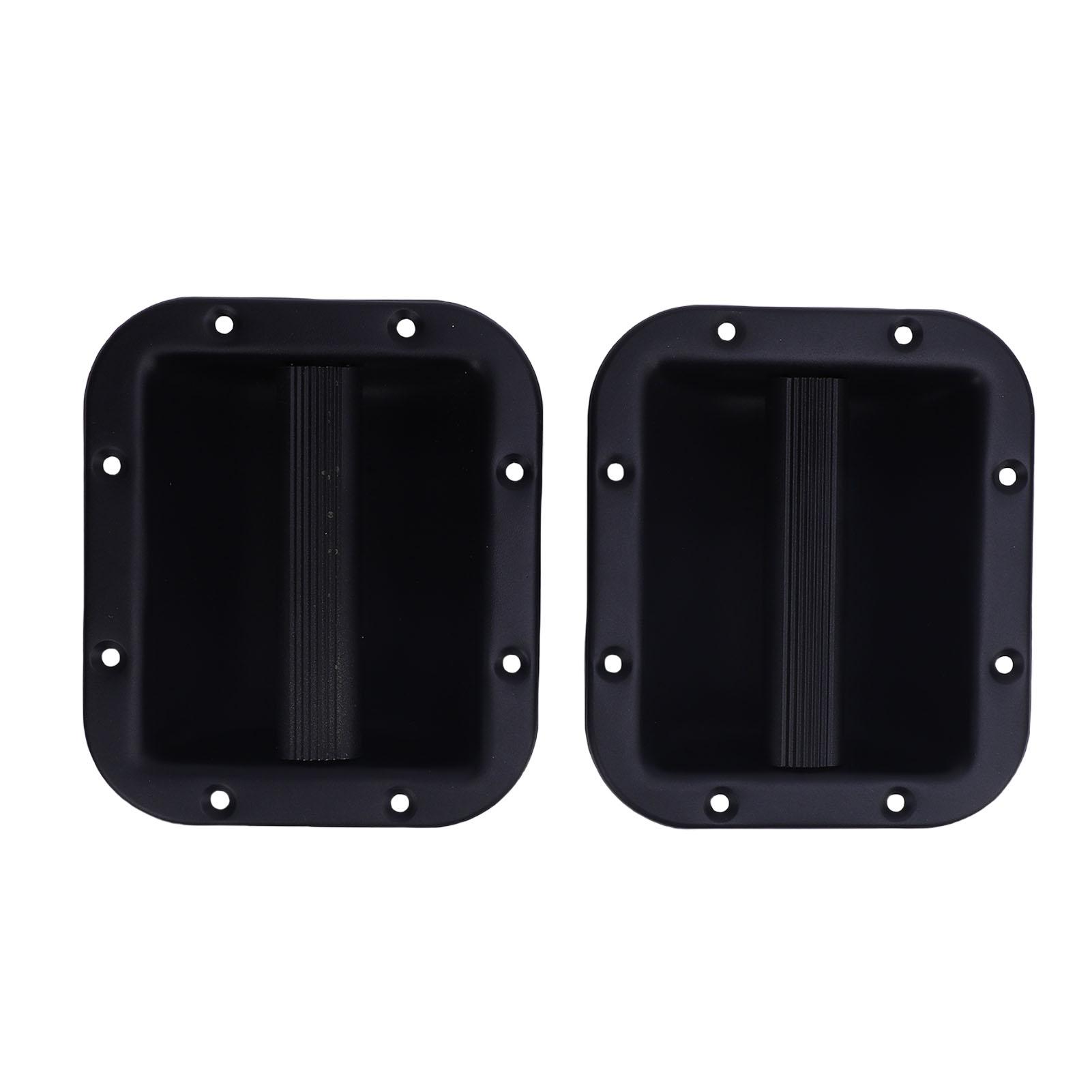 

2 шт. Металлическая ручка для динамика Удобный захват Врезная ручка для динамика для большого сценического динамика