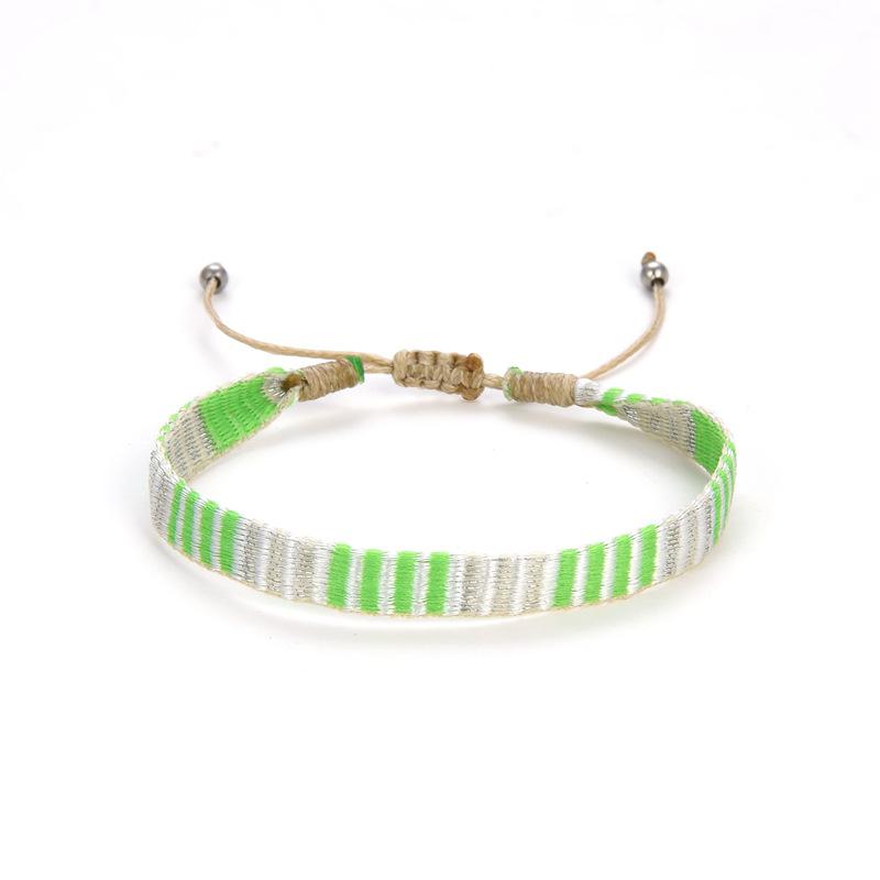 Wholesale Handwoven Bracelet Colombia Cloth Braided Wristband Bracelets for Women Men Gift Hippie Boho Friendship Jewelry