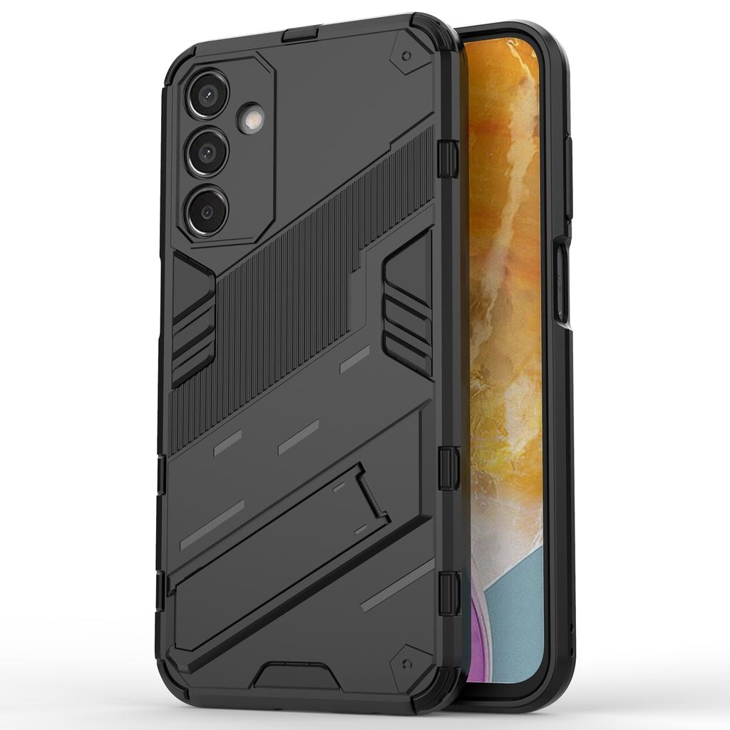 For Samsung Galaxy M15 5G Case Kickstand Anti-Scratch PC+TPU Armour Phone Cover