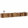 VidaXL Wall-mounted TV Unit Set 3 Pcs Old Wood Engineered Wood 3329203