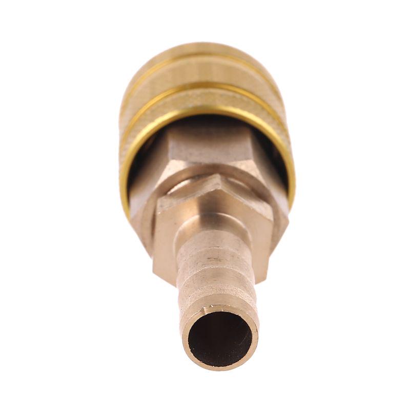 Hardwarová spojka a zástrčka 8mm 6.5MM Pevná mosaz Rychlospojky pro vzduch 1/4" NPT Zesílená měď Nafukovací spoj