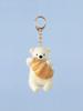 Hamanaka Felt Animal and Snack Mascots Made with Felted Polar Bear and H Kit Wool, Croissant, 441-605