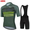 RAUDAX Bike Team Cycling Jersey Set Man Summer MTB Race Cycling Clothing Short Sleeve Bike Jerseys Outdoor Riding Bike Uniform
