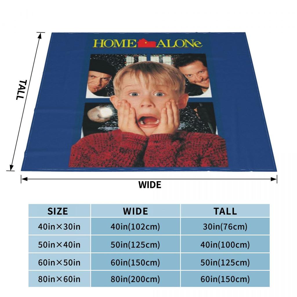 Home Alone Personalized Travel An Ultra-Soft Micro Fleece Blanket