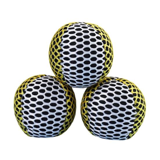 3Pcs Set Filled Toss Soft Fabric Football Bags Balls Juggling Balls