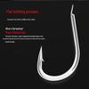 Hand-Tied Black Barbed Leader Line with Double Hooks for Carp and Bream Fishing
