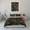 Camouflage Drei-Teile-Set für den Außenbereich Bettwäsche-Set mit 1 Bettbezug 2 Kissenbezügen Einzel Doppel King Queen, Geschenk