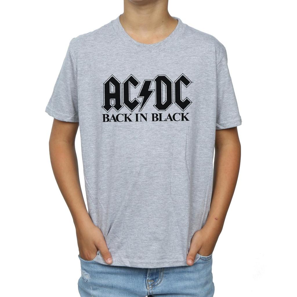 AC/DC Boys Back In Black Logo T-Shirt