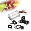 36V 800W Brush Speed Motor Controller Conversion Controller Kit with Throttle Pedal for Electric Bike Motorcycle Tricycle