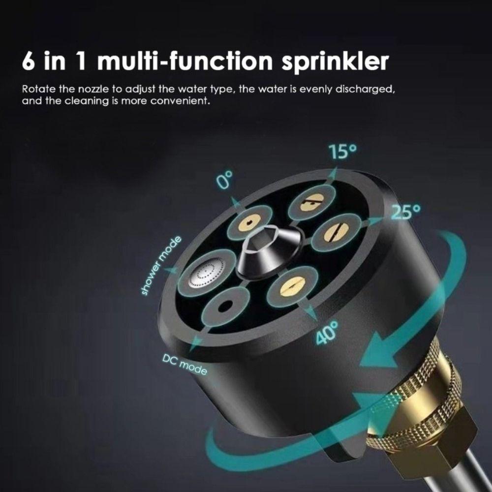 Portable High Pressure Nozzle Multi-functional Pressure Washer Nozzle Sprayer Head Car Washer