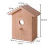 DIY Outdoor Birdhouse Feeder with Suction Cup - Creative Small Bird Nest Simulation