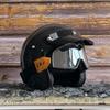 ORZ-700-DOT Approved Real Carbon Fiber 3/4 Motorcycle Helmet Wear Resistant Comfort Liner Daily Commute Cruiser Riding Gear