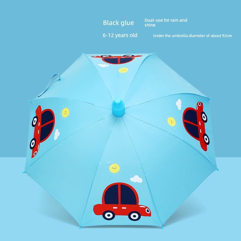 Children's Umbrella Kindergarten Boys and Girls Primary School Students Cartoon Umbrella Waterproof Cover Sunshade Self-Opening Umbrella Printed Logo