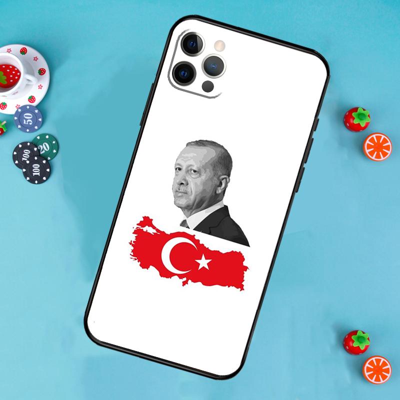 Turkey Recep Tayyip Erdogan Phone Case For iPhone 17 Air 16 15 14 13 12 11 Pro Max 12 13 mini 15 16 Plus 16e Cover Funda