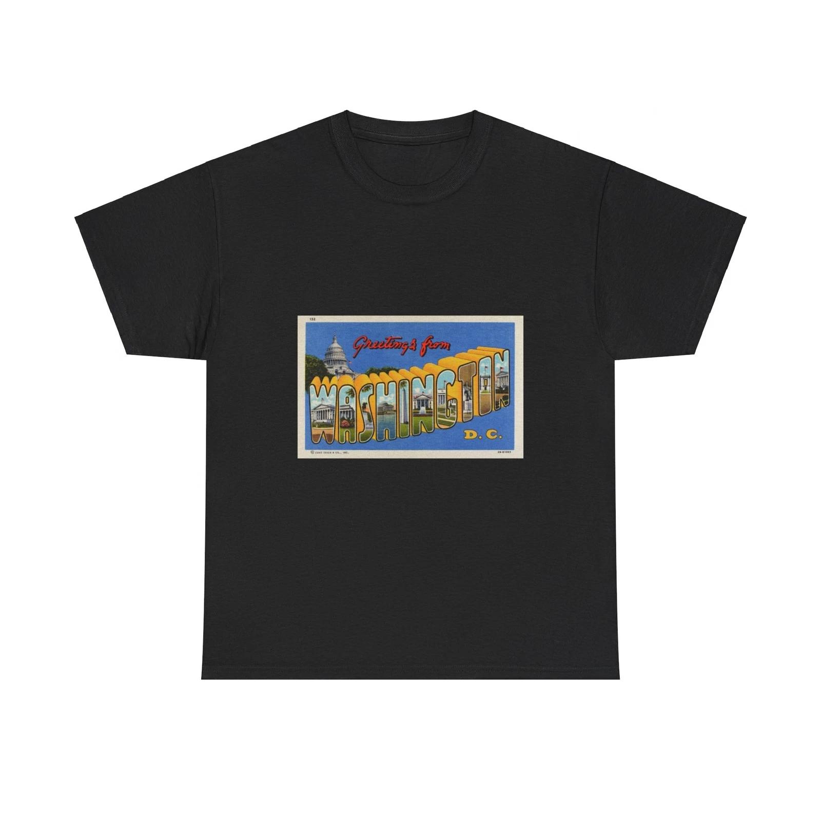 Greetings from Washington DC (Greeting Postcards) T shirt L