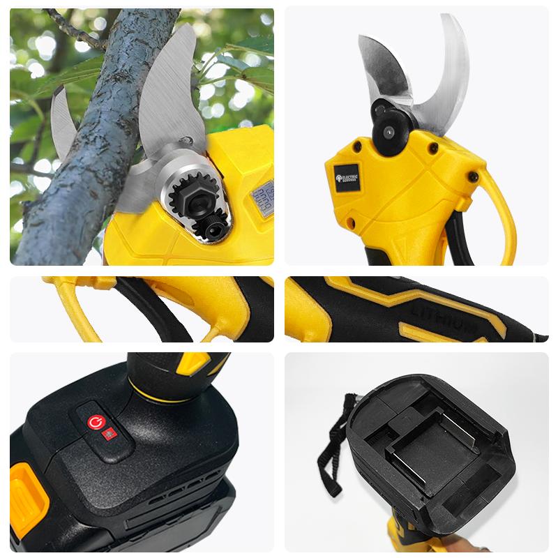 Bürstenlose Akku-Elektroschere 1500W hohe Leistung Elektrische Göttin Garten Obstgärten Baumast Multifunktions-Astschere