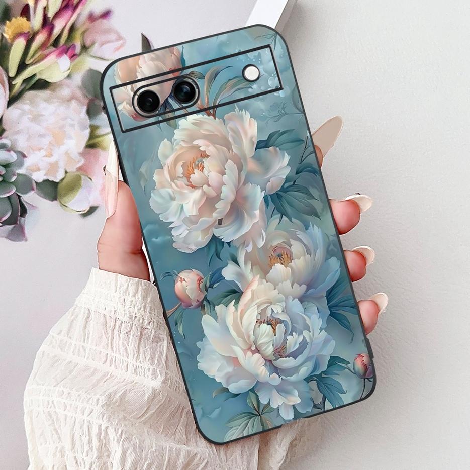 Für Google Pixel 8A Hülle Pixel8 Pro Niedliche Katze Löwe Bemalte Abdeckung Weiche TPU Handyhülle Für Google Pixel 8 Pro Pixel8A Fundas Bumper