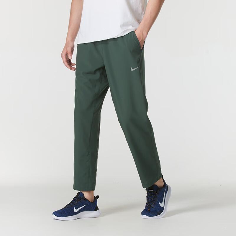 Nike Comfortable Fashion Drawstring Quick-Dry Casual Pants Men Bottoms Green FB7491-338
