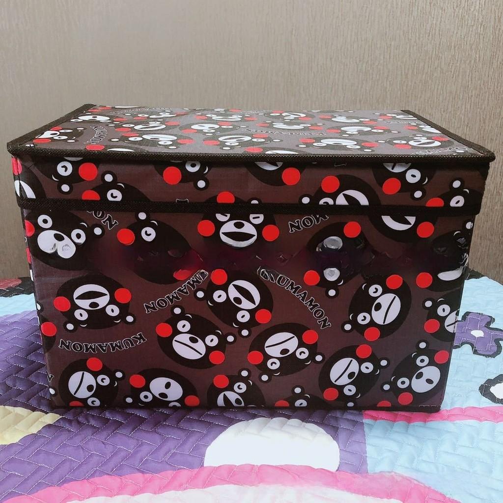 Cartoon Fabric Storage Organizer With Hello Kitty Kuromi Print Design For Living Room And Dorm Use