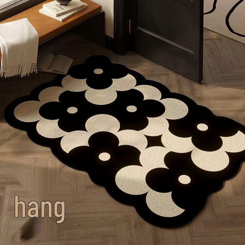 French Retro High-End Entrance Mat - Dirt-Resistant, Cuttable, Anti-Slip Door Mat