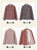 Grandma's Winter Floral Cotton Jacket with Velvet Lining - Warm, Thickened, Small Size for Elderly Women