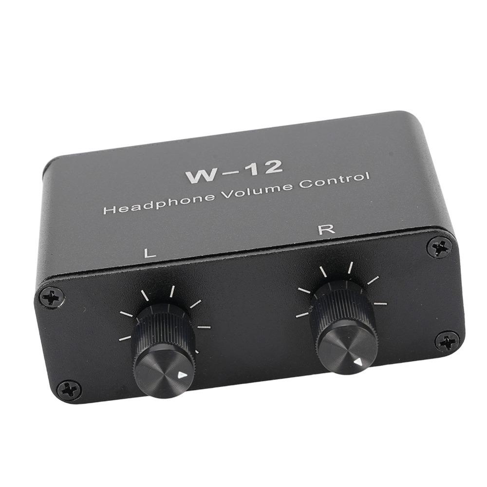 3.5mm 6.35mm Stereo Volume Controller Headphones Volume Attenuator  for Audio Systems