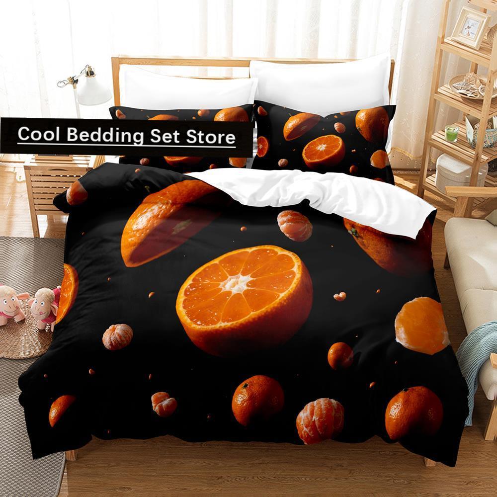 2014 Cartoon Erdbeere Gemüse und Obst Bettwäsche Set Einzel Twin Voll Königin King Size Bett Set Teenager Schlafzimmer Bettbezug S