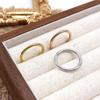 Three-Color Minimalist Stacking Ring – Elegant, Versatile, Thin Bands for Women