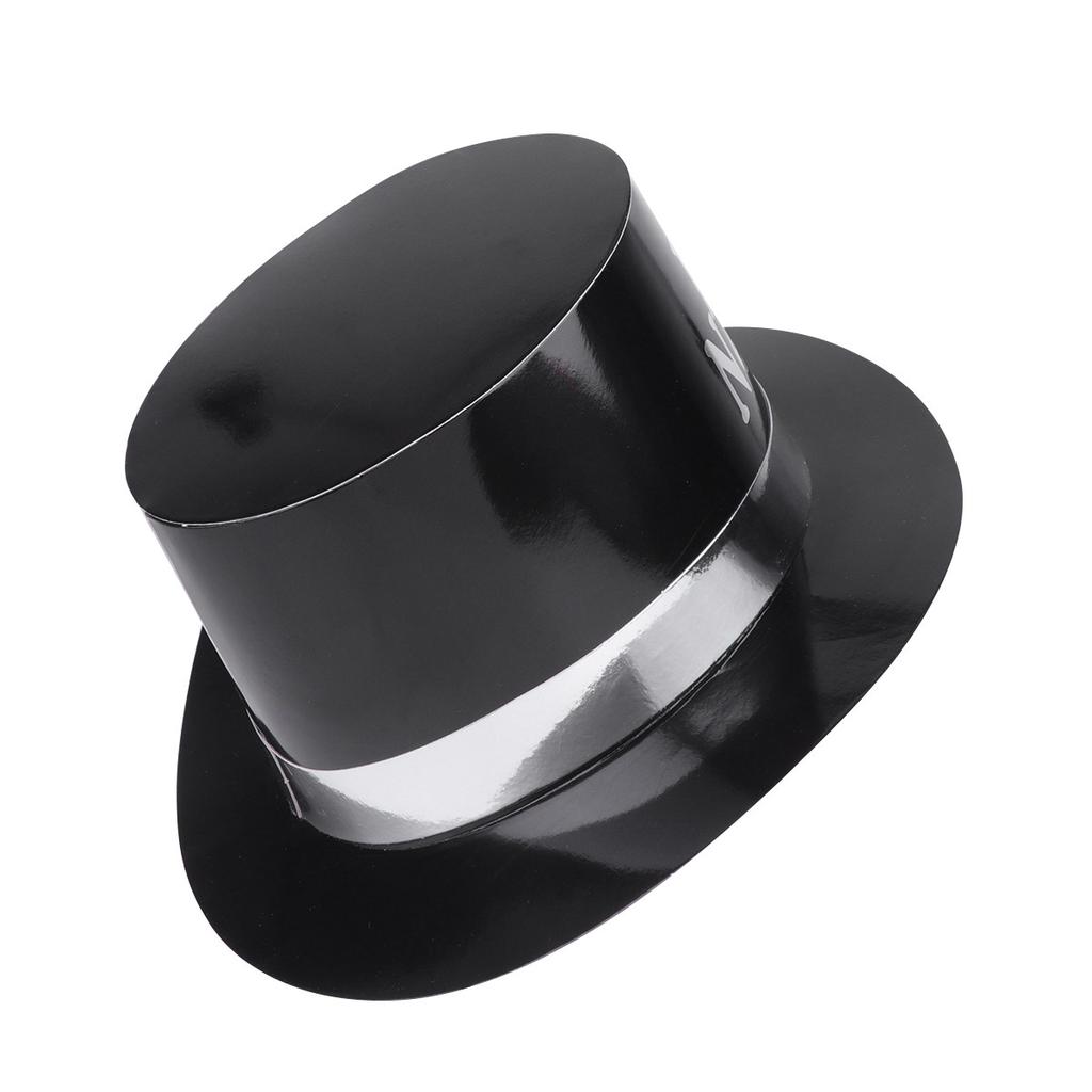 5Pcs Party Birthday Hats Paper New Year Tophat Headdress Props Lightweight Comfortable Party Favors New Year Hats